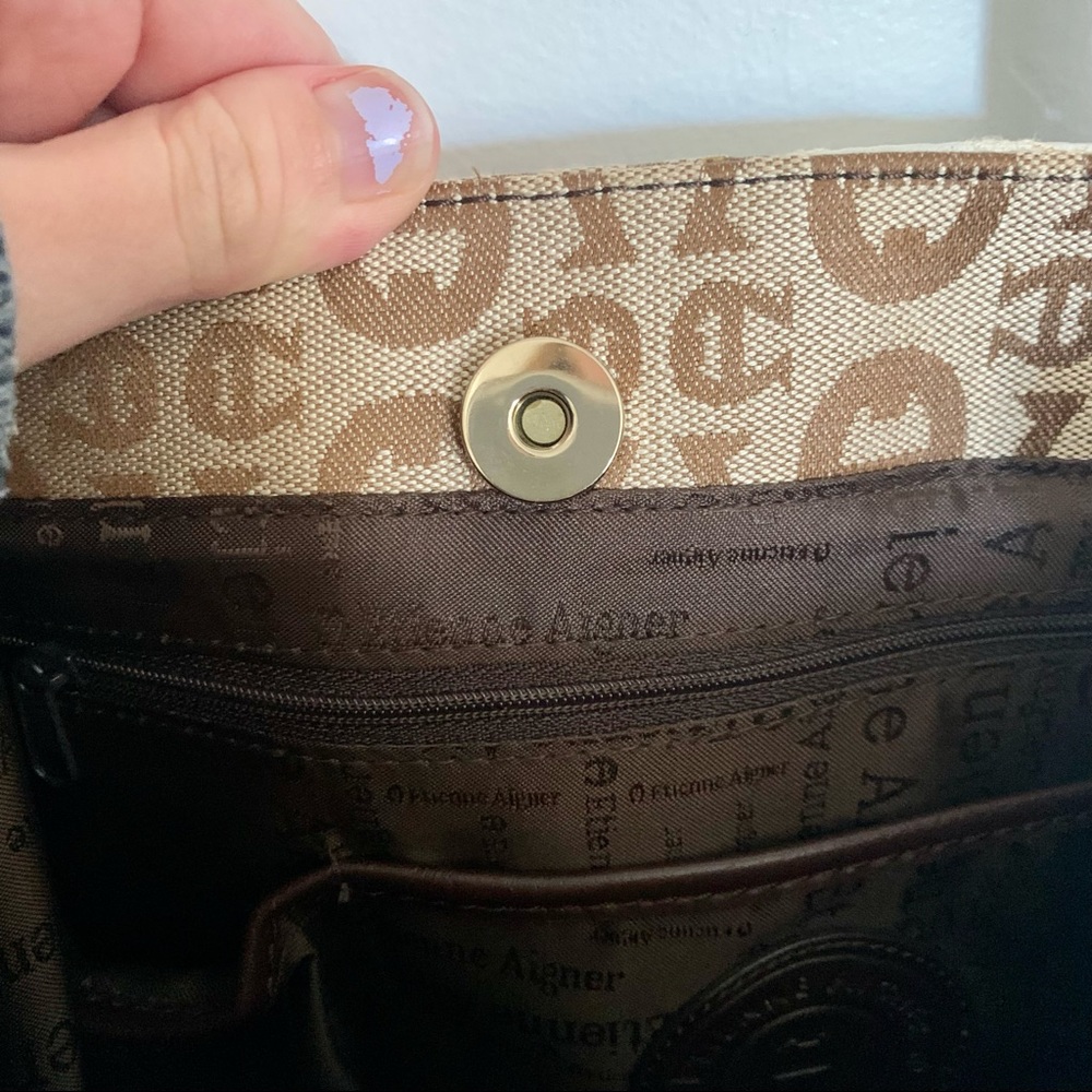 NWOT Vintage Etienne Aigner Patchwork Shopper Tote - Picture 6 of 6